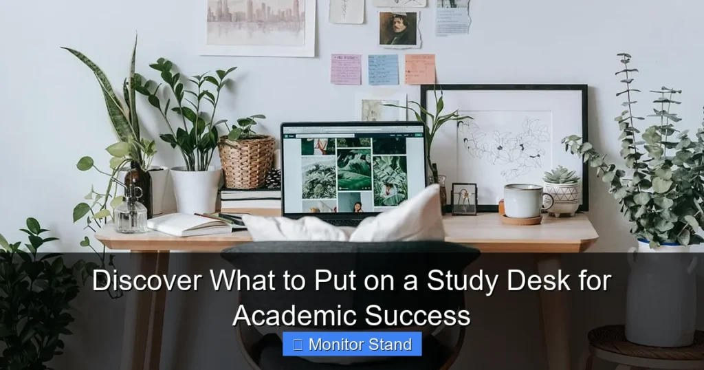 Discover What to Put on a Study Desk for Academic Success