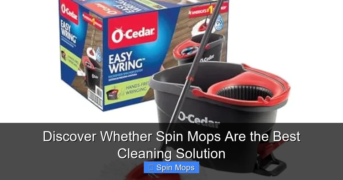 Discover Whether Spin Mops Are the Best Cleaning Solution