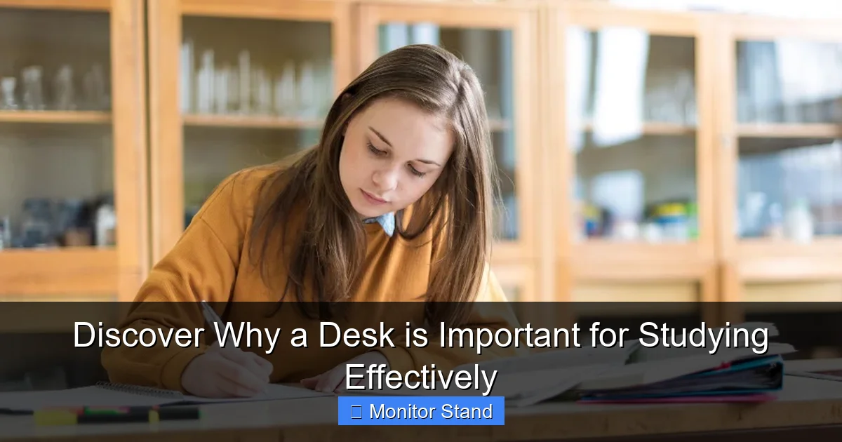 Discover Why a Desk is Important for Studying Effectively