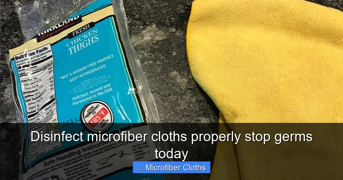 Disinfect microfiber cloths properly stop germs today