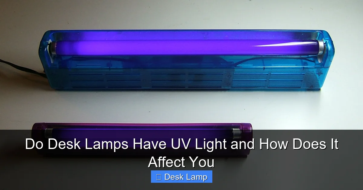 Do Desk Lamps Have UV Light and How Does It Affect You