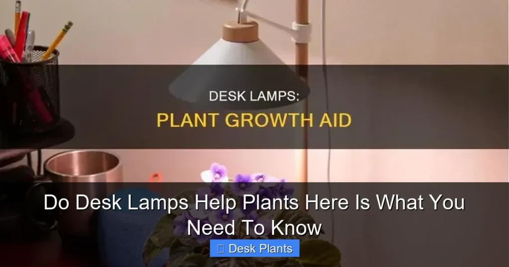 Do Desk Lamps Help Plants Here Is What You Need To Know