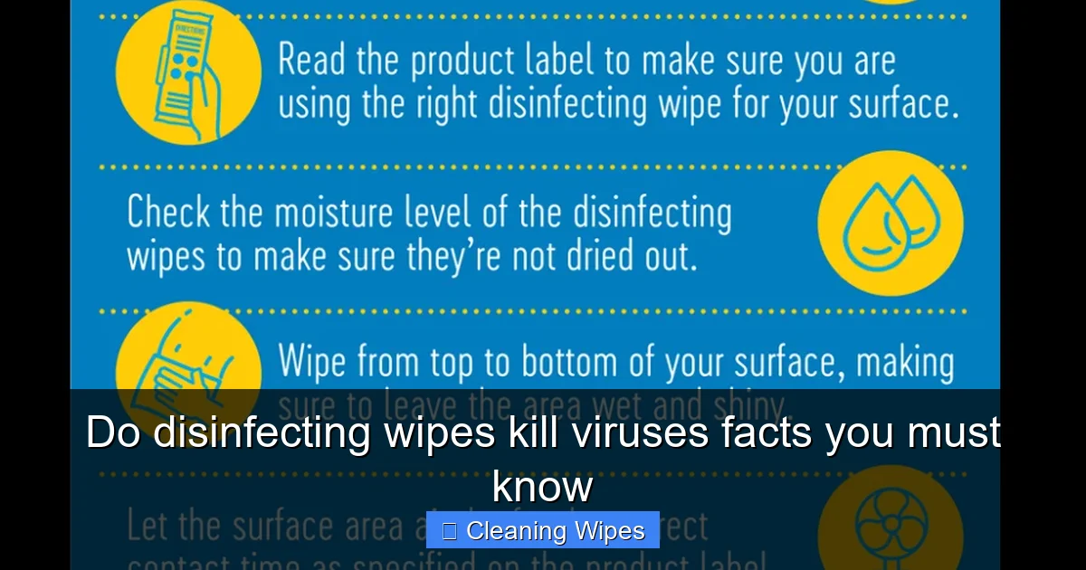 Do disinfecting wipes kill viruses facts you must know