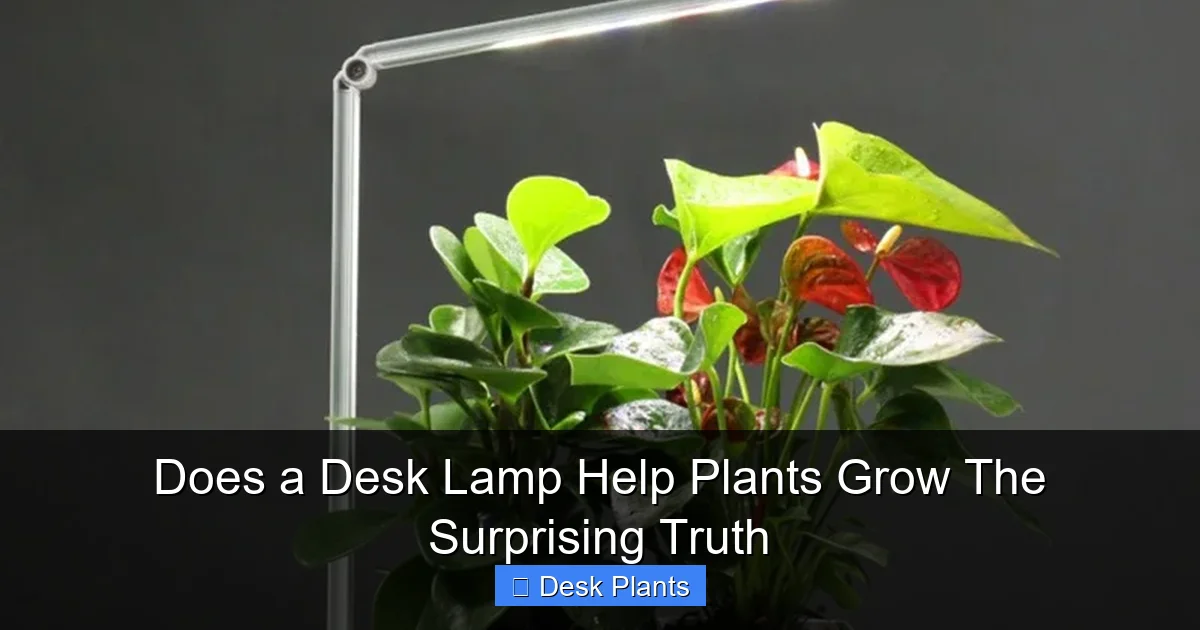 Does a Desk Lamp Help Plants Grow The Surprising Truth