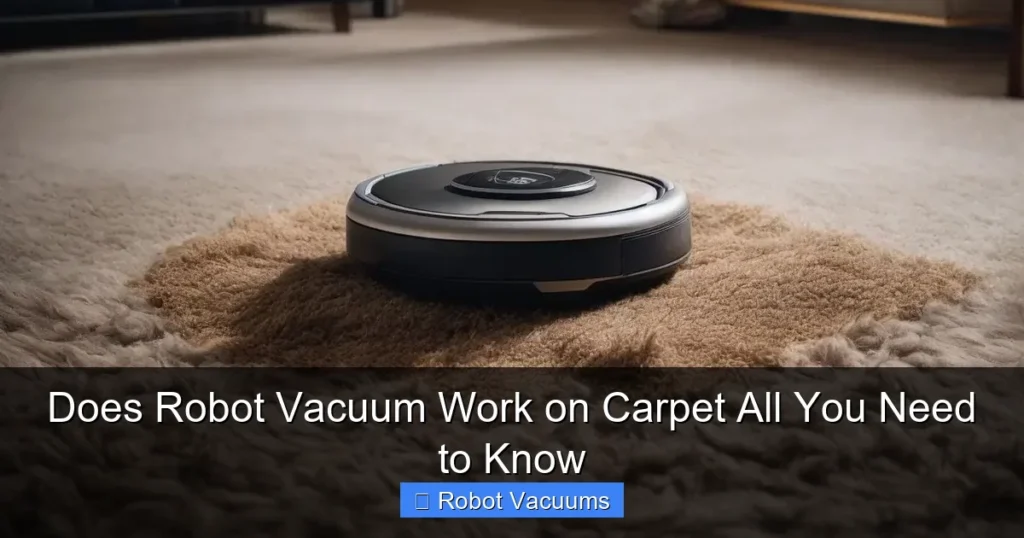 Does Robot Vacuum Work on Carpet All You Need to Know