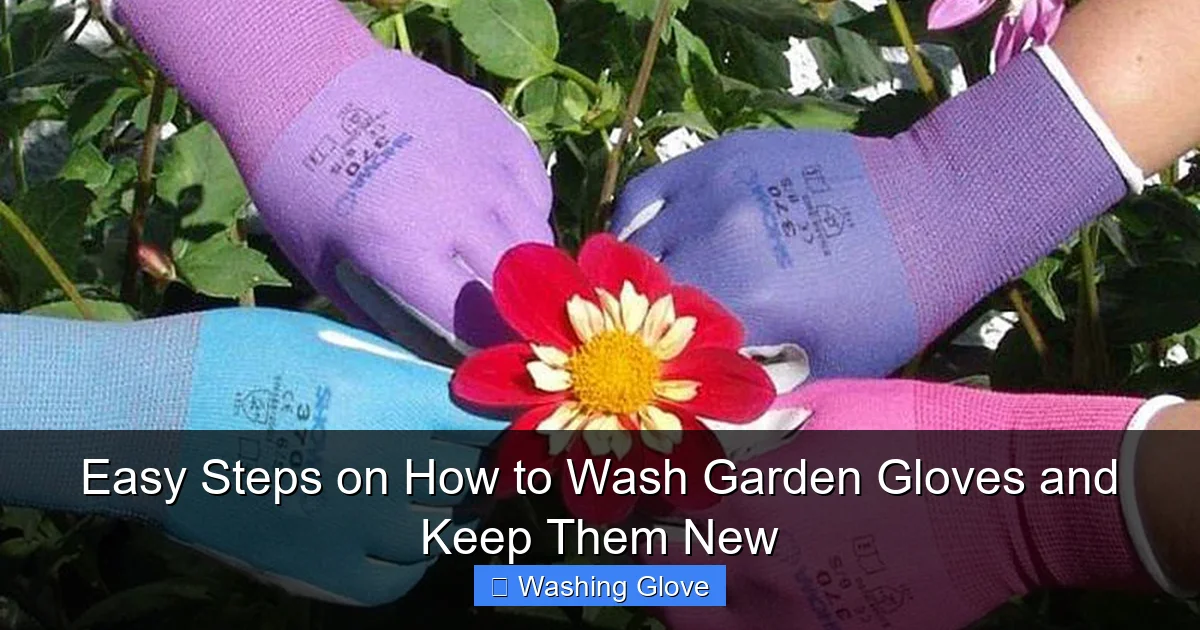 Easy Steps on How to Wash Garden Gloves and Keep Them New