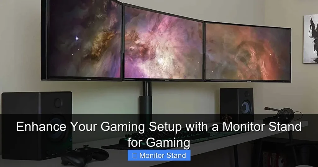 Enhance Your Gaming Setup with a Monitor Stand for Gaming