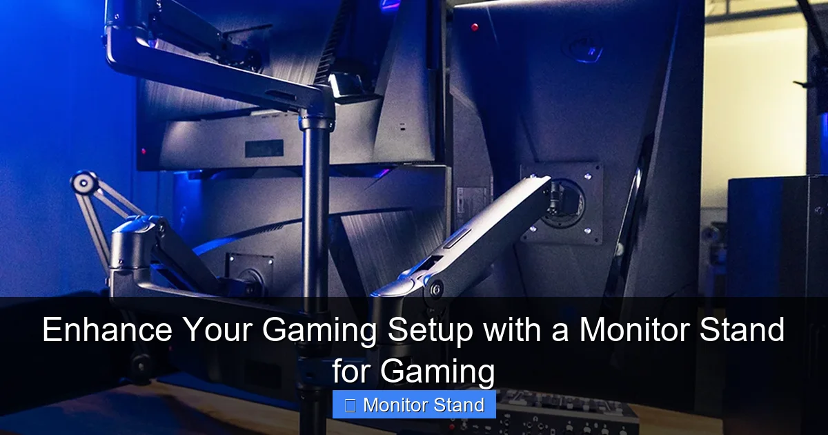 Enhance Your Gaming Setup with a Monitor Stand for Gaming