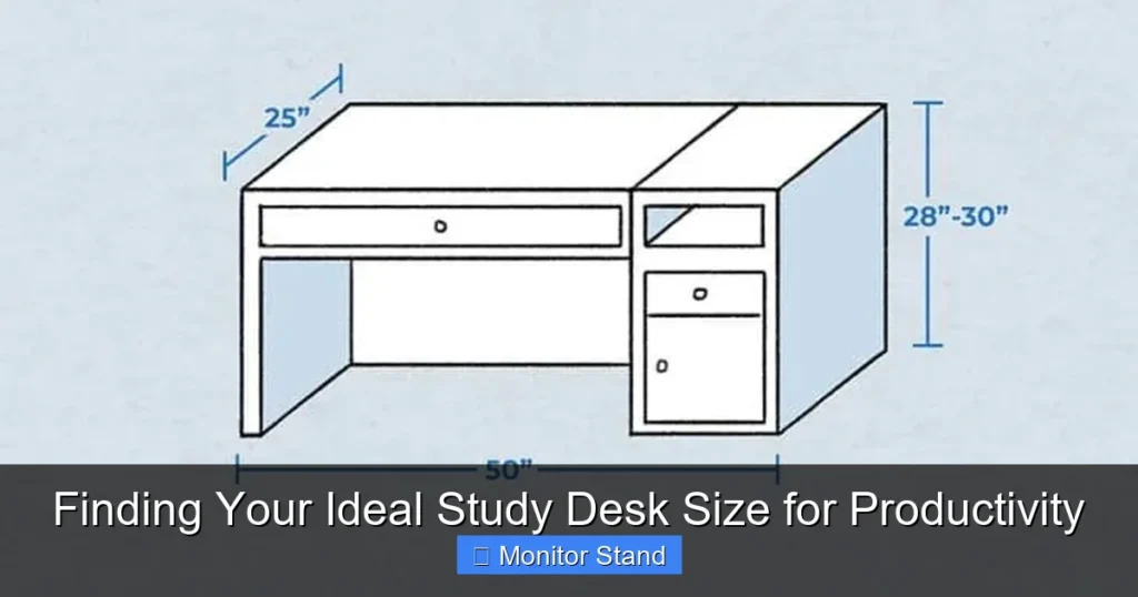 Finding Your Ideal Study Desk Size for Productivity
