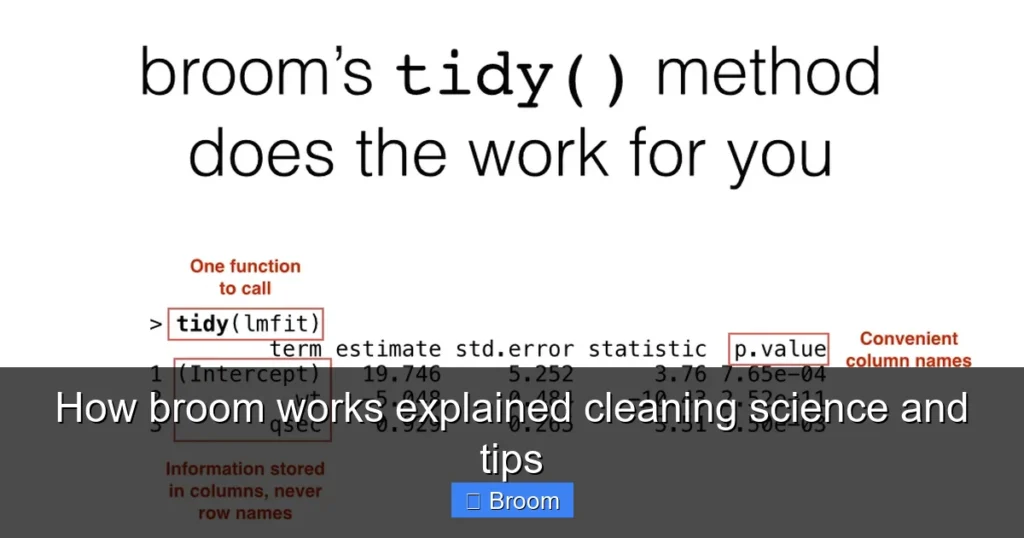 How broom works explained cleaning science and tips