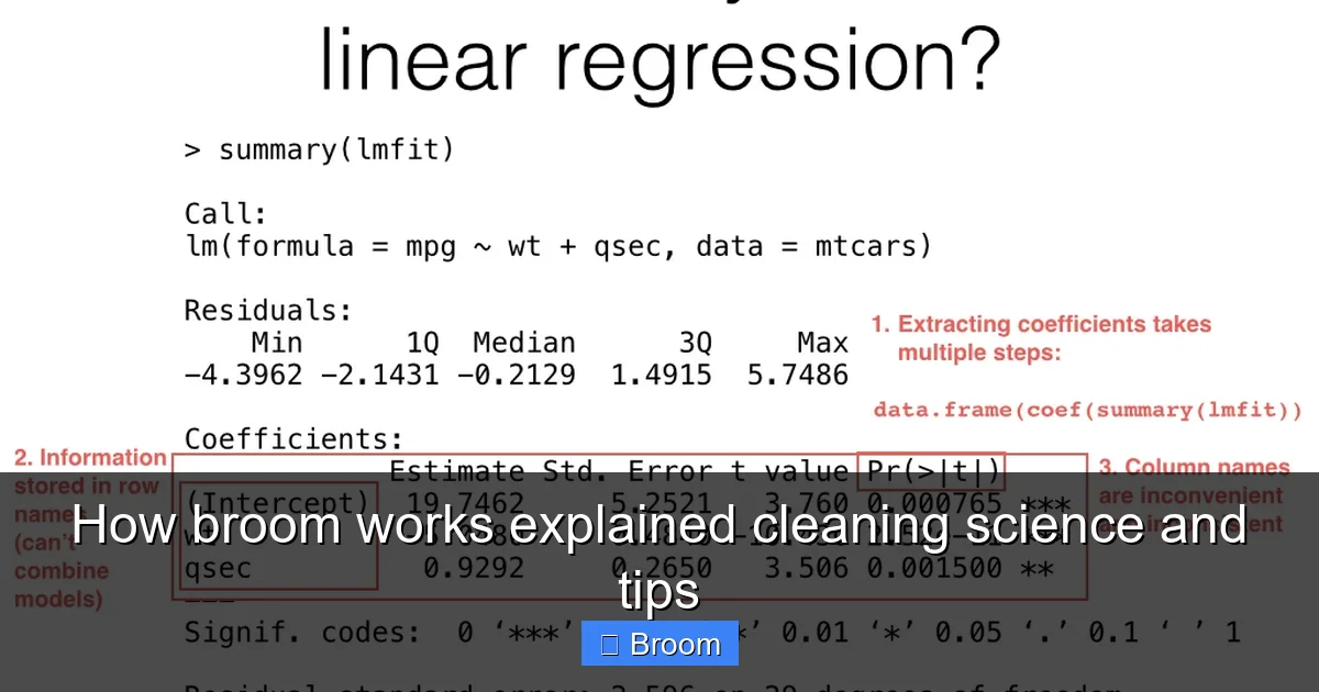 How broom works explained cleaning science and tips