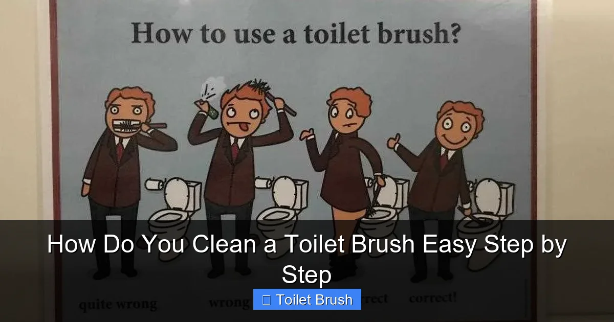 How Do You Clean a Toilet Brush Easy Step by Step