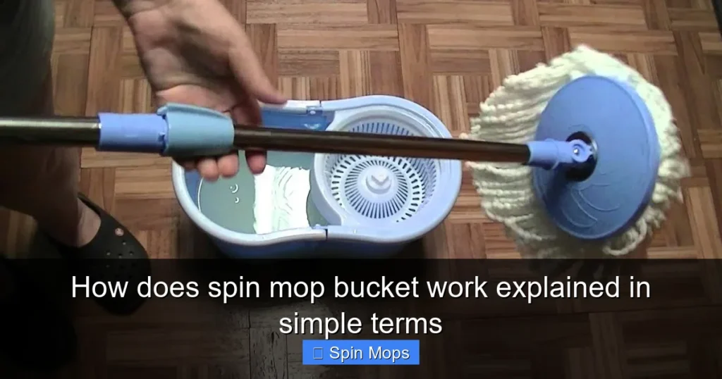 How does spin mop bucket work explained in simple terms