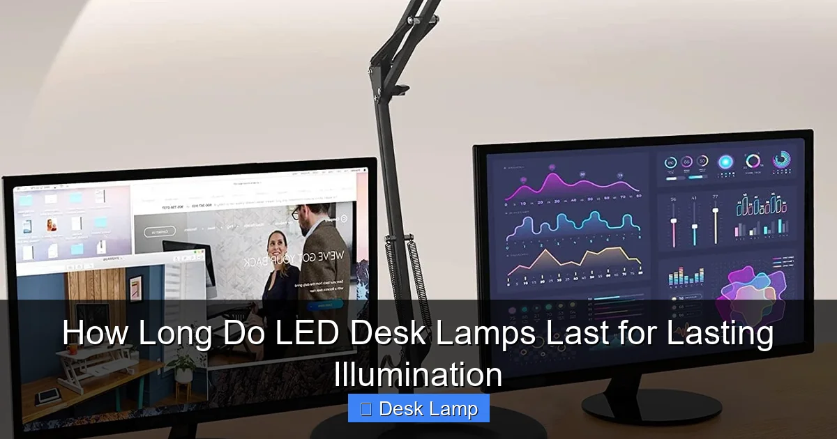 How Long Do LED Desk Lamps Last for Lasting Illumination