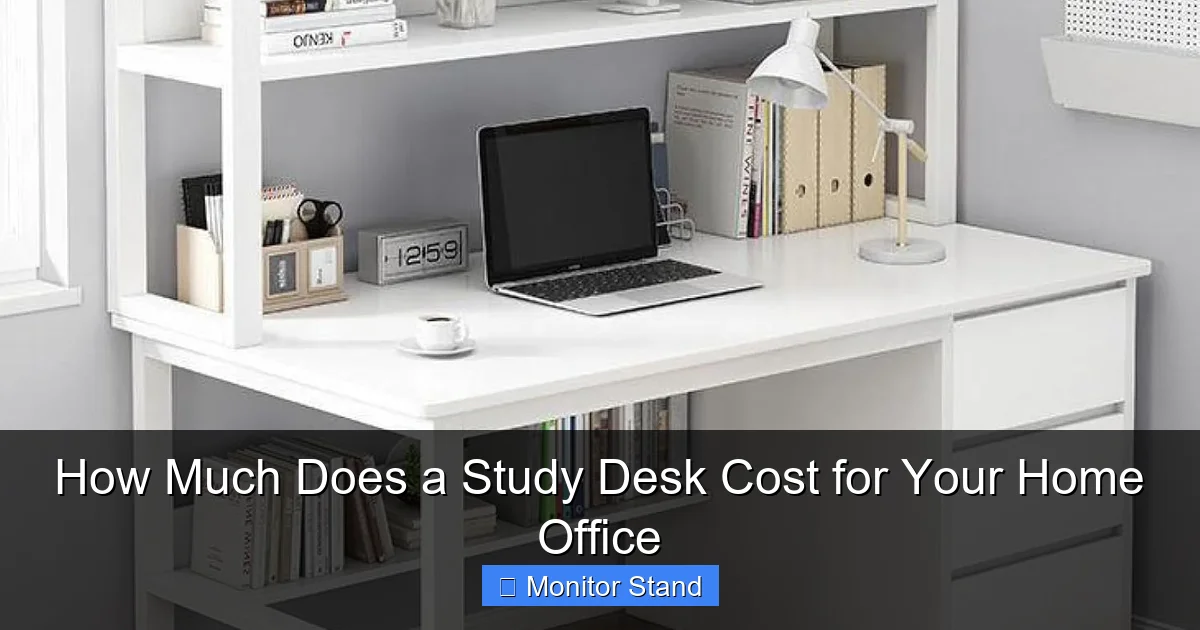 How Much Does a Study Desk Cost for Your Home Office