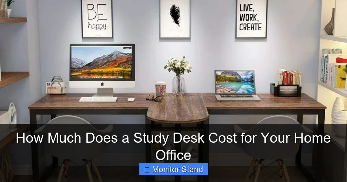 How Much Does a Study Desk Cost for Your Home Office