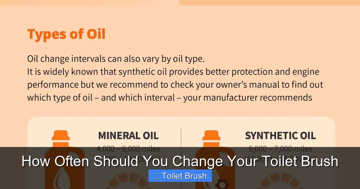 How Often Should You Change Your Toilet Brush