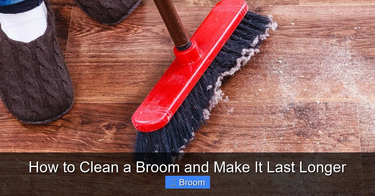 How to Clean a Broom and Make It Last Longer