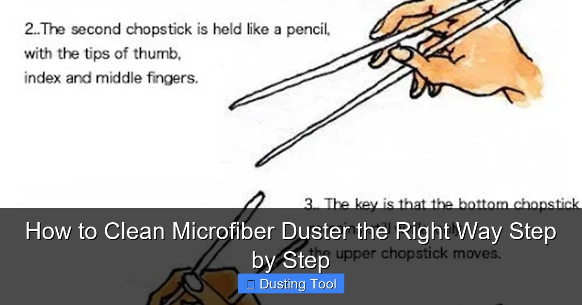 How to Clean Microfiber Duster the Right Way Step by Step