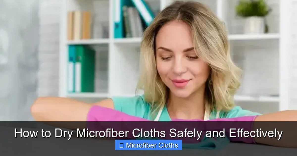 How to Dry Microfiber Cloths Safely and Effectively