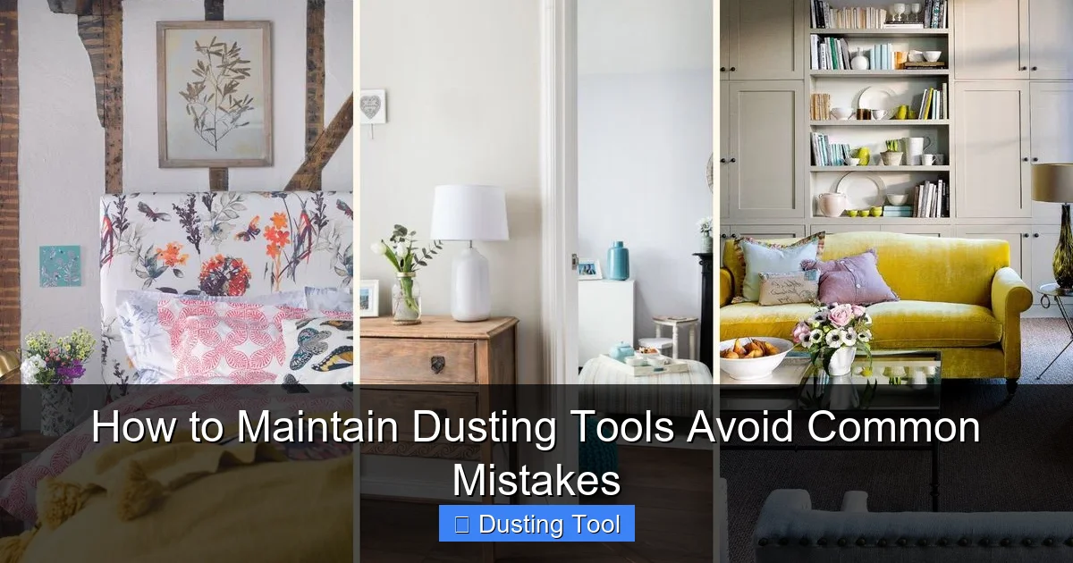 How to Maintain Dusting Tools Avoid Common Mistakes