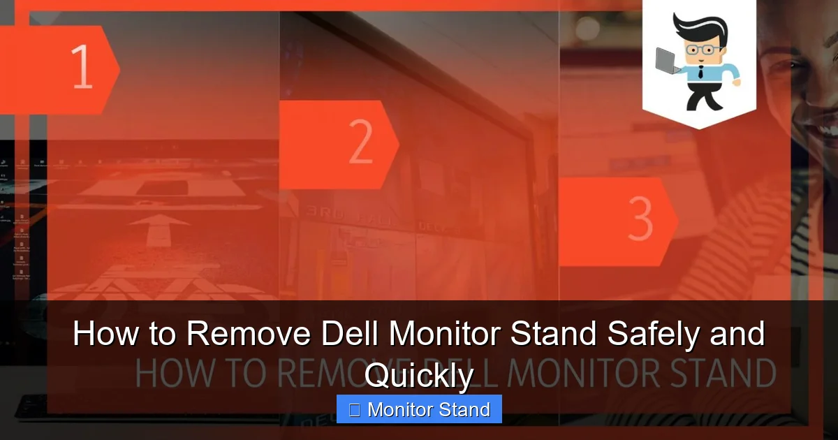 How to Remove Dell Monitor Stand Safely and Quickly