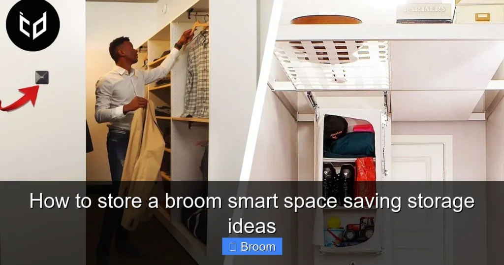 How to store a broom smart space saving storage ideas