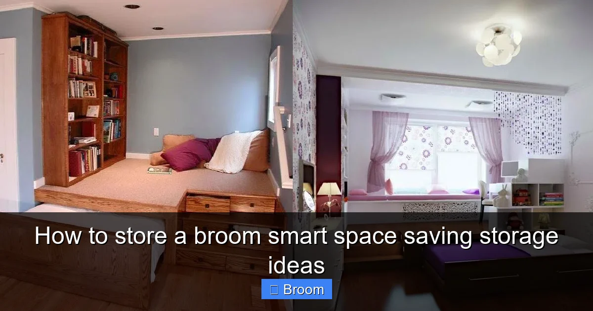 How to store a broom smart space saving storage ideas