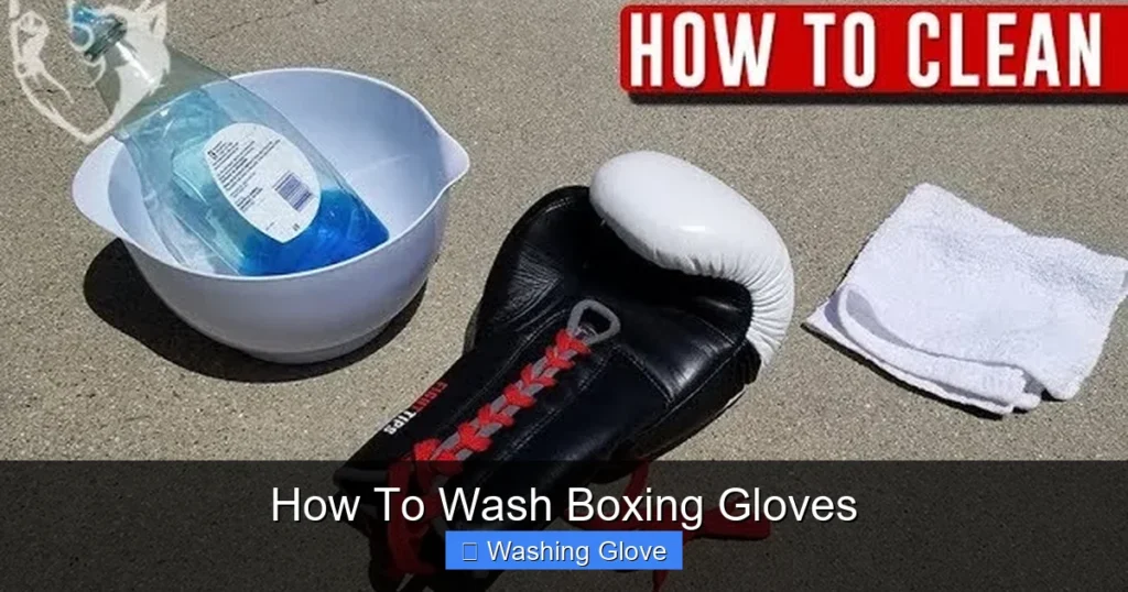How To Wash Boxing Gloves