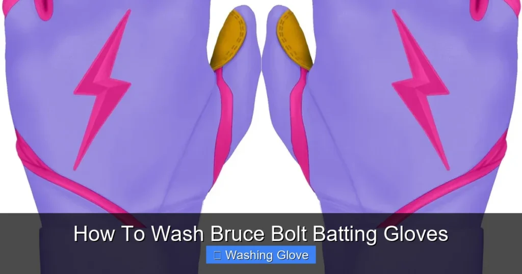 How To Wash Bruce Bolt Batting Gloves