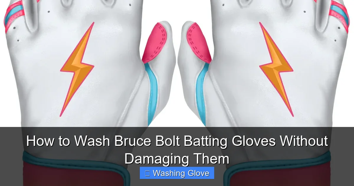 How to Wash Bruce Bolt Batting Gloves Without Damaging Them