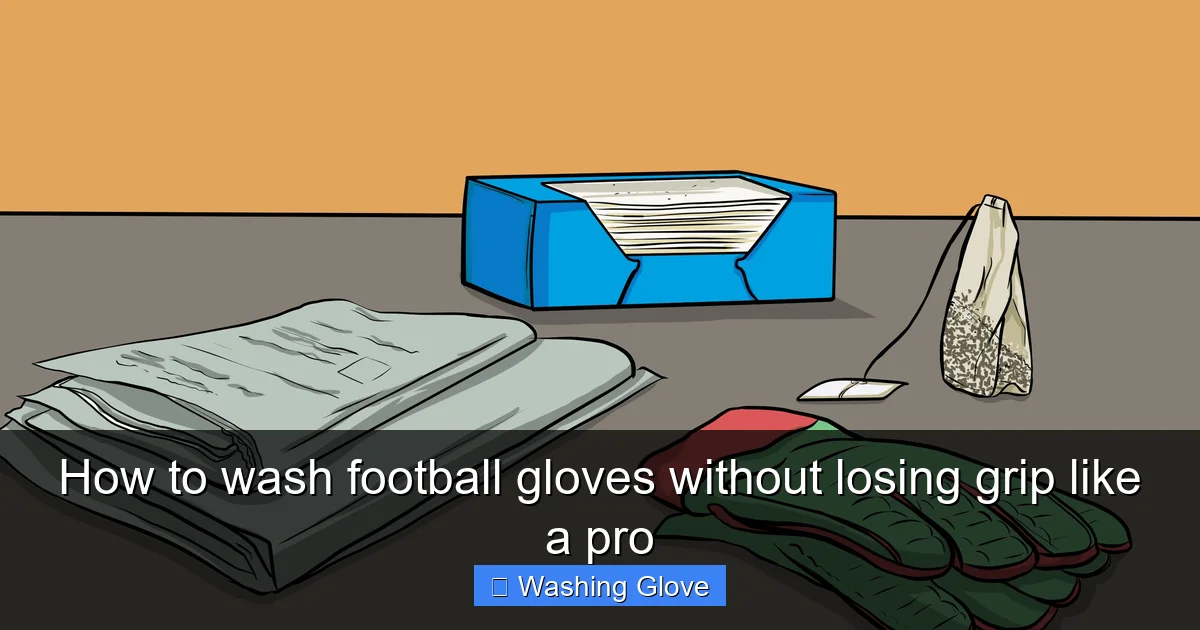 How to wash football gloves without losing grip like a pro