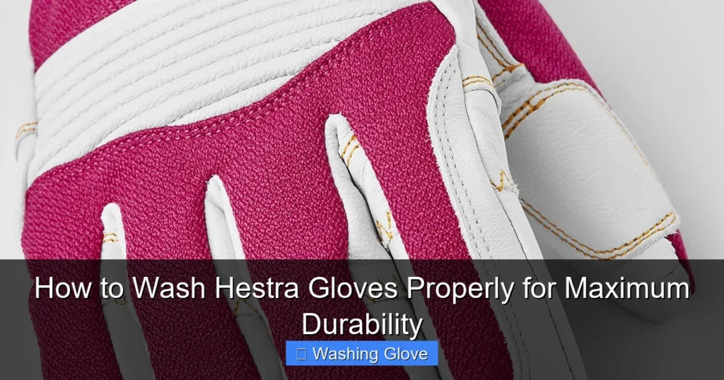 How to Wash Hestra Gloves Properly for Maximum Durability