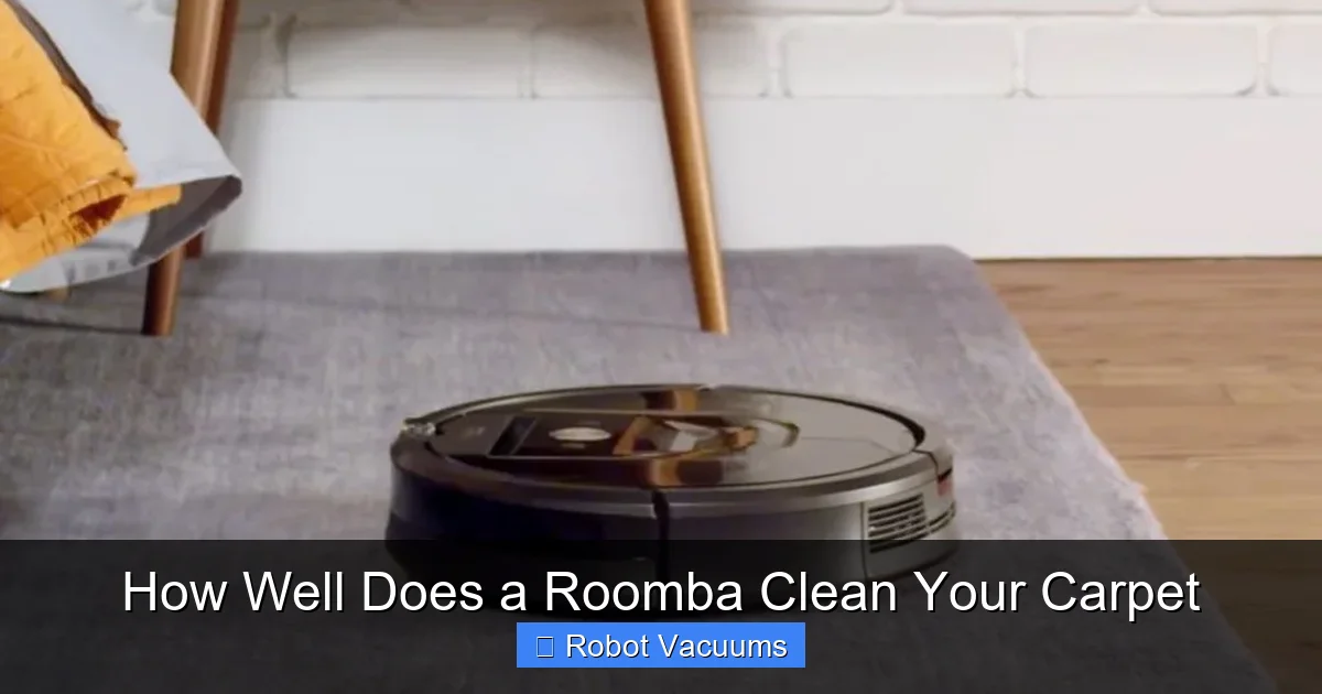 How Well Does a Roomba Clean Your Carpet