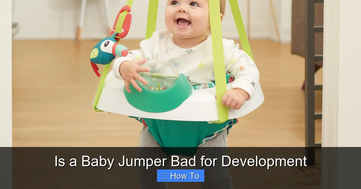 Is a Baby Jumper Bad for Development