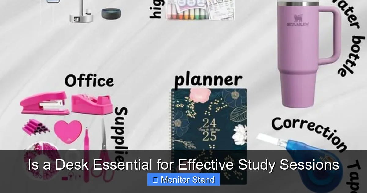 Is a Desk Essential for Effective Study Sessions
