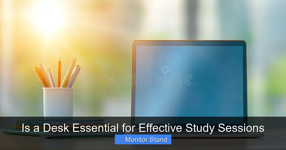 Is a Desk Essential for Effective Study Sessions