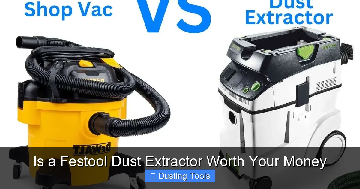 Is a Festool Dust Extractor Worth Your Money