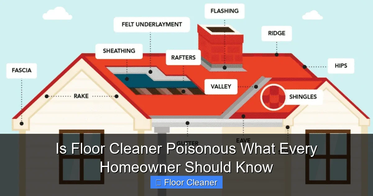 Is Floor Cleaner Poisonous What Every Homeowner Should Know