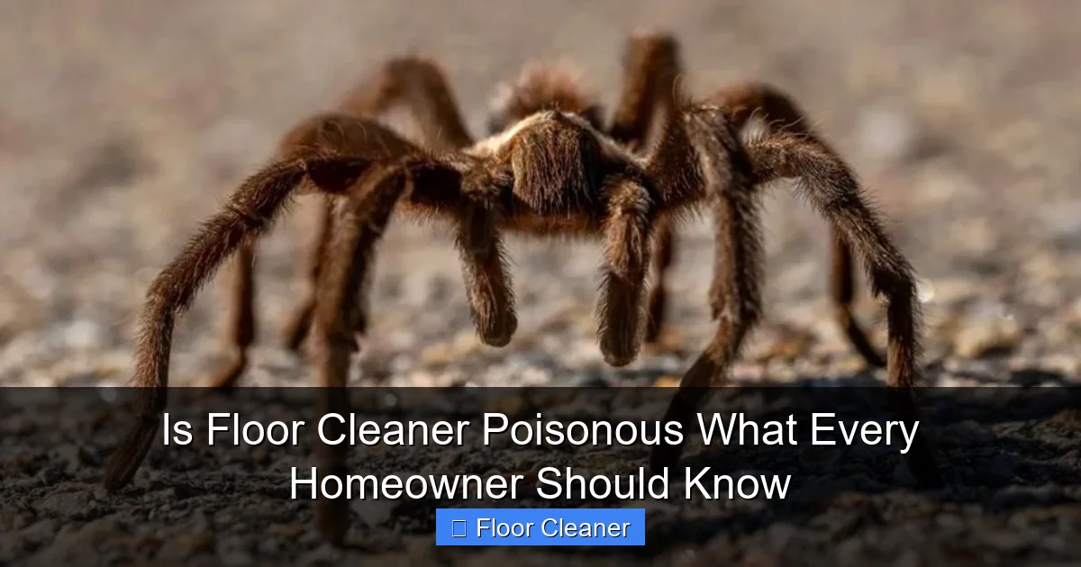 Is Floor Cleaner Poisonous What Every Homeowner Should Know