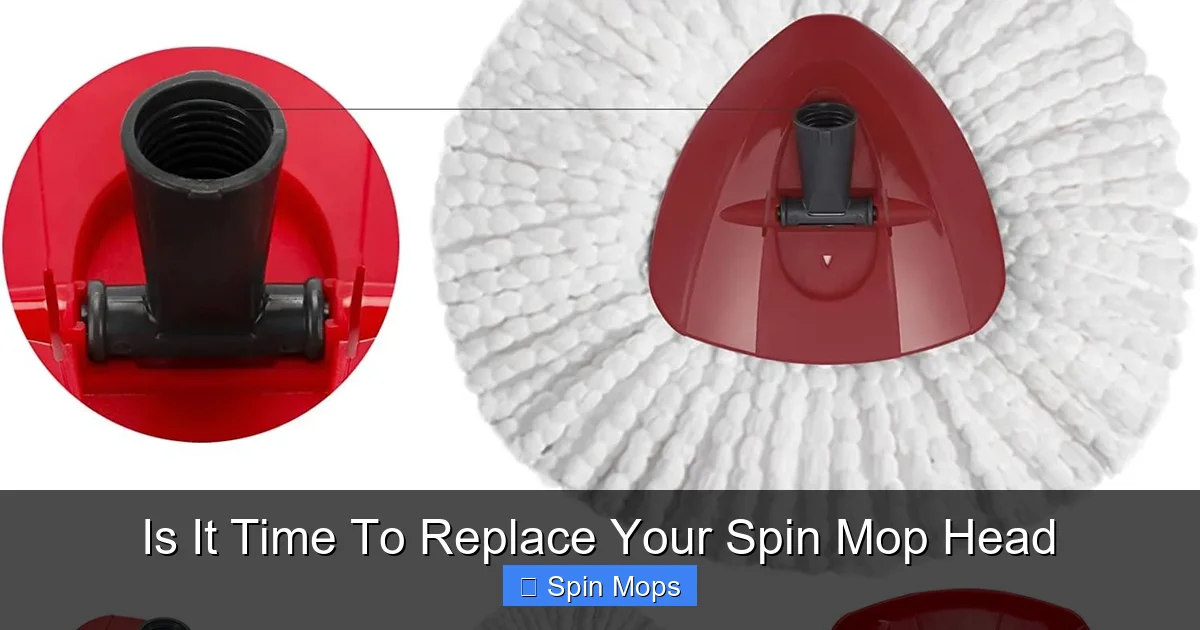 Is It Time To Replace Your Spin Mop Head