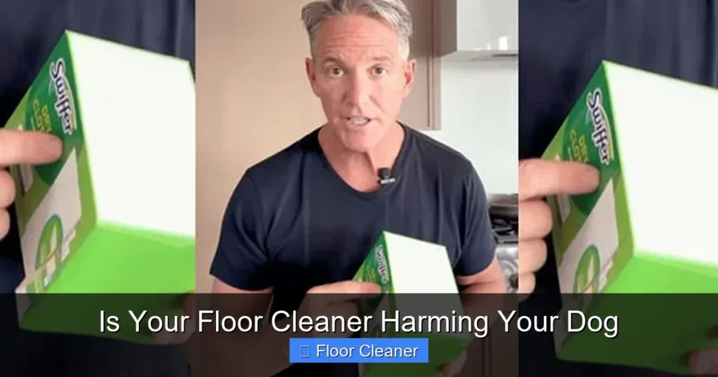 Is Your Floor Cleaner Harming Your Dog