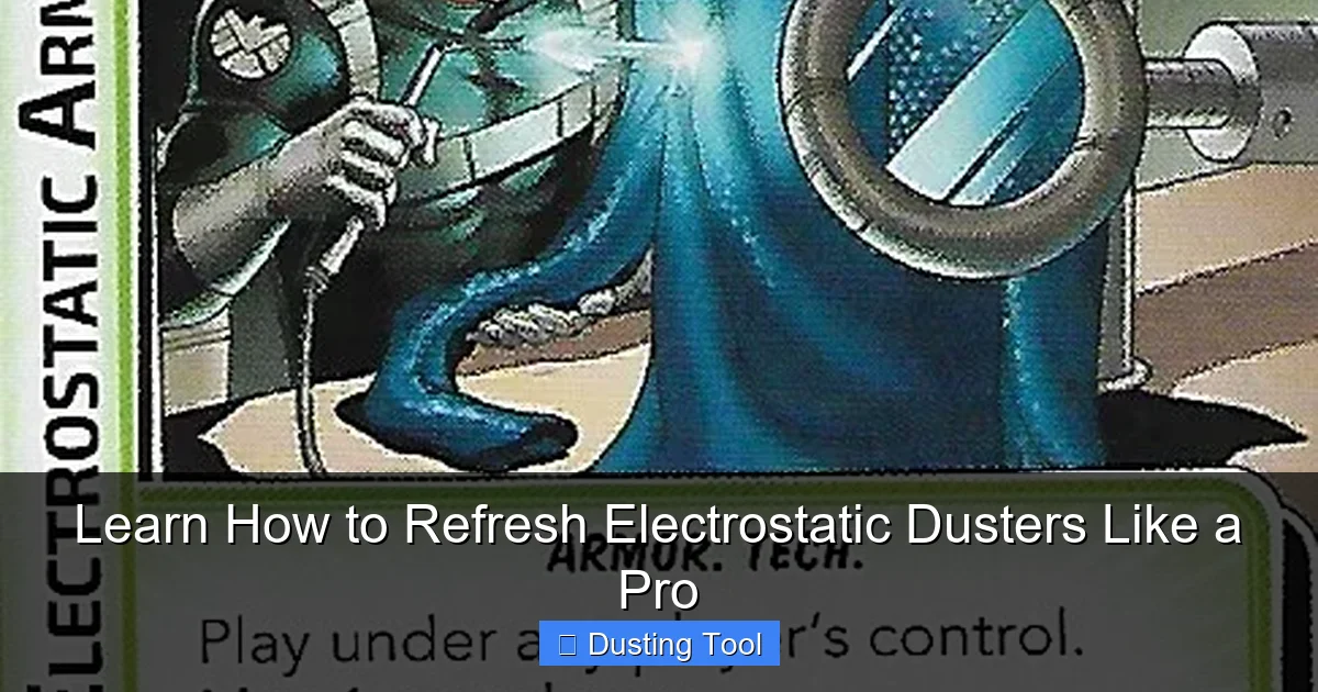 Learn How to Refresh Electrostatic Dusters Like a Pro