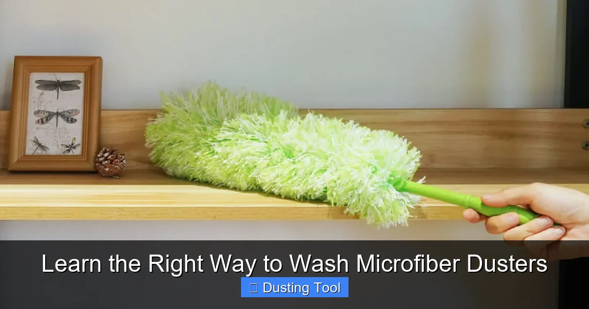 Learn the Right Way to Wash Microfiber Dusters