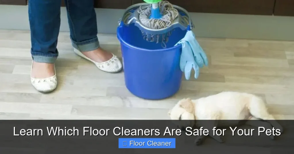 Learn Which Floor Cleaners Are Safe for Your Pets