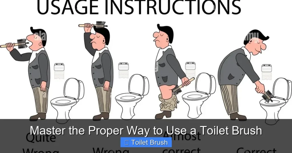 Master the Proper Way to Use a Toilet Brush