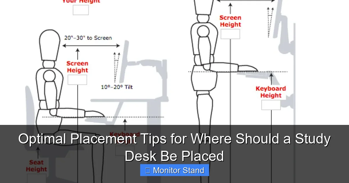 Optimal Placement Tips for Where Should a Study Desk Be Placed