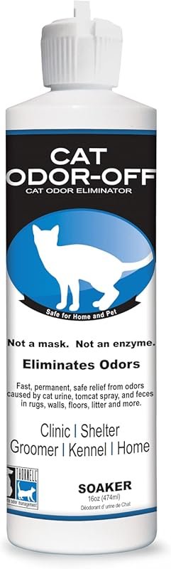 Thornell Cat Odor-Off Spray for cat urine on carpets and floors, origi