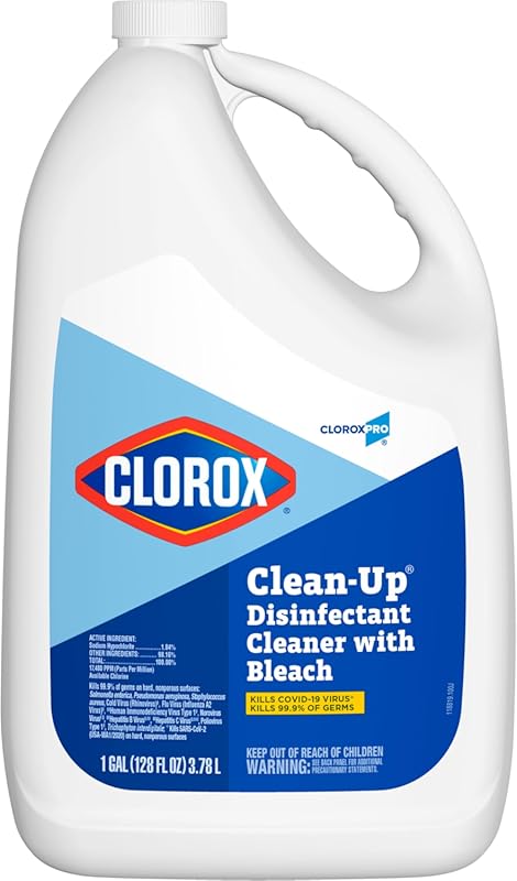 Clorox Clean-Up Disinfectant Cleaner with Bleach for Killing Germs on 