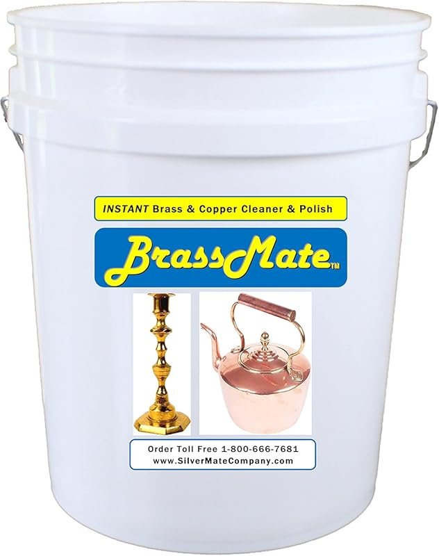 Silvermate BrassMate Liquid Brass Cleaner, Copper Cleaner, Brass Tarni